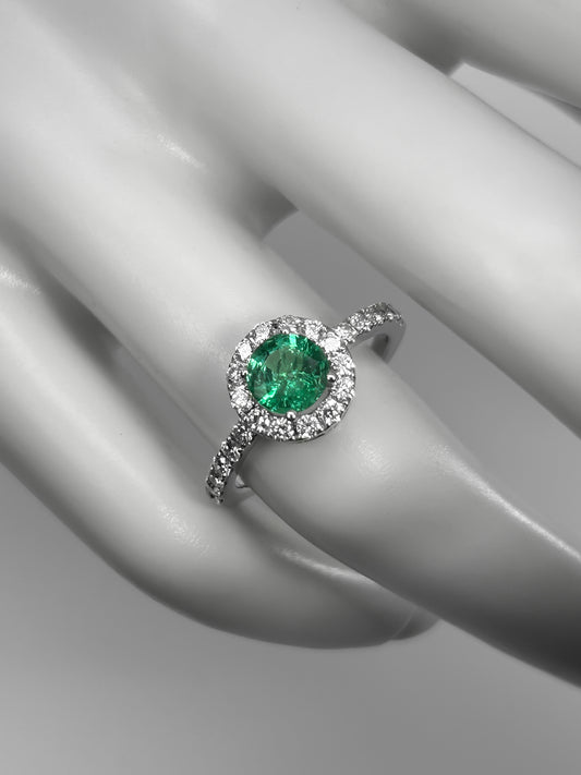 Sortija Esmeralda 0,69 Quilates