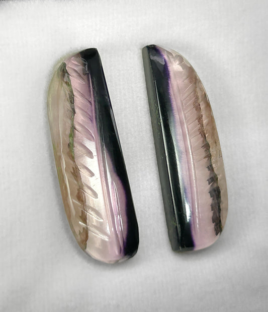 Fluorita (Pareja Carvings) 37,18 Quilates