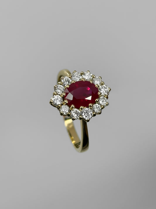 Sortija Rubí 1,51 Quilates