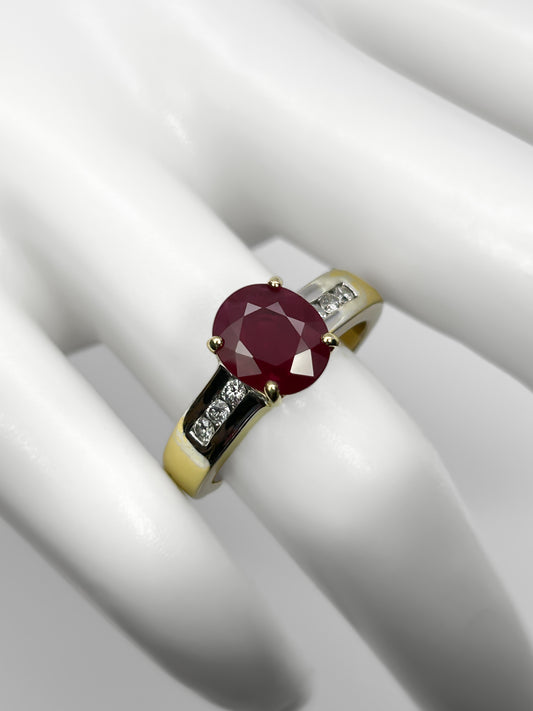 Sortija Rubí 1,61 Quilates