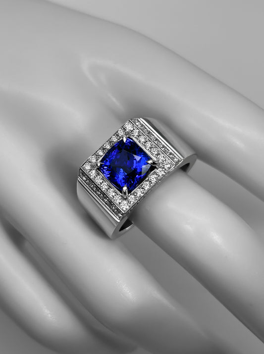 Sortija Tanzanita 3,92 Quilates.