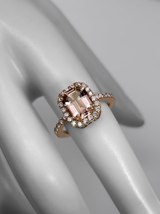 Sortija Morganita 2,35 Quilates