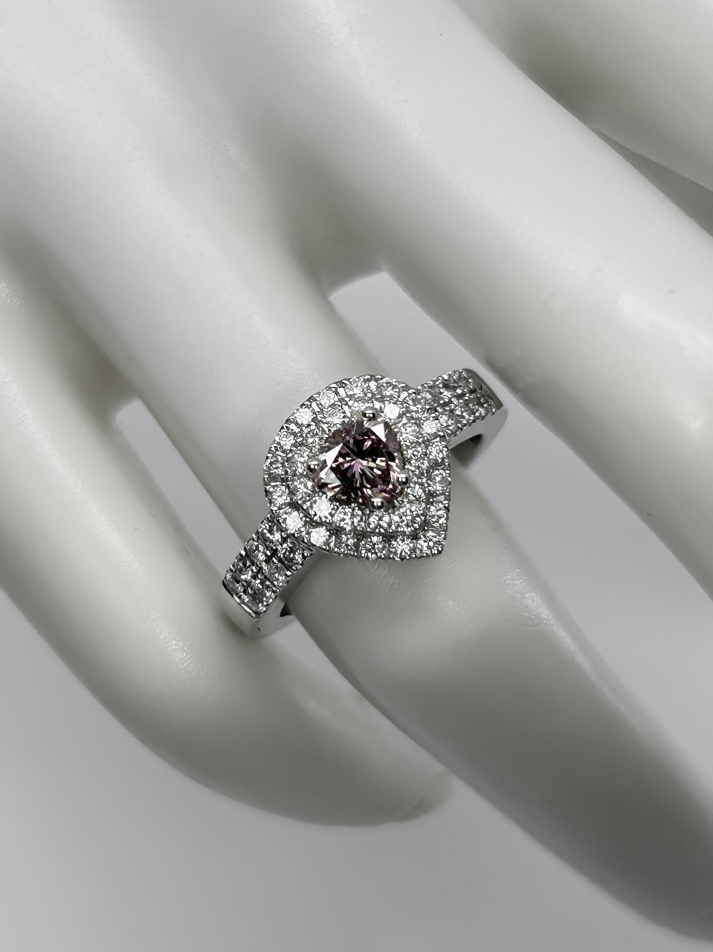 Sortija Diamante Rosa 0,51 Quilates