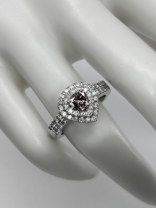 Sortija Diamante Rosa 0,51 Quilates