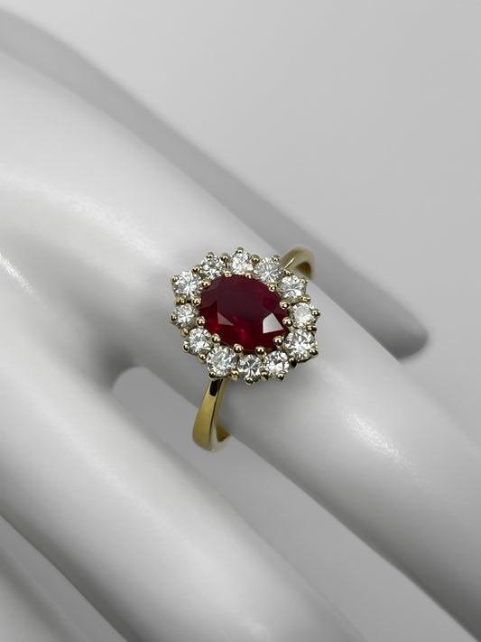 Sortija Rubí 1,51 Quilates