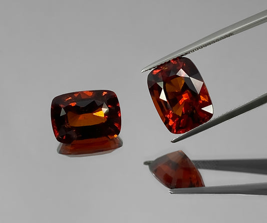 Pareja Granate Hessonita 18,77 Quilates