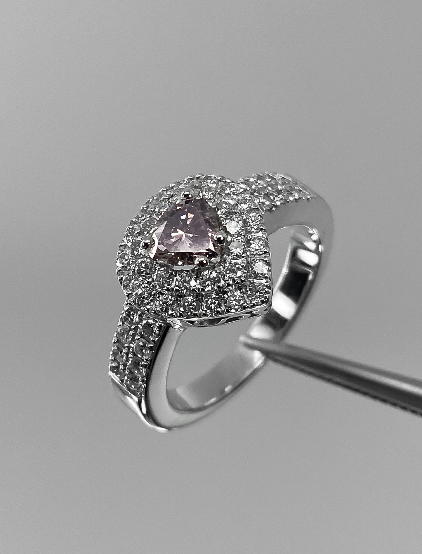 Sortija Diamante Rosa 0,51 Quilates