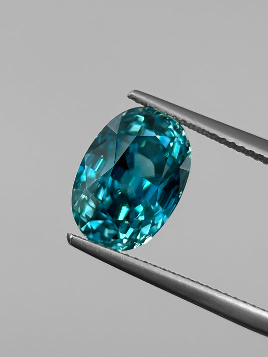 Zircón Azul (Camboya) 10,17 Quilates