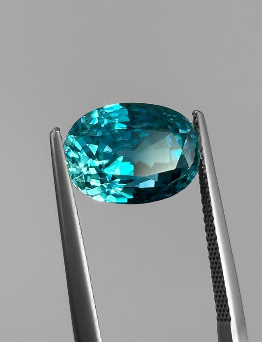 Zircón Azul (Camboya) 10,17 Quilates