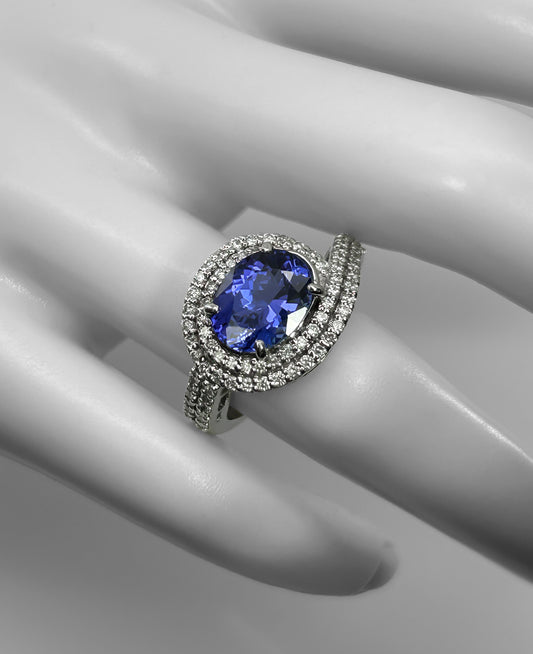 Sortija Tanzanita 3,02 Quilates